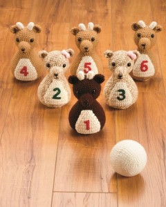 Reindeer Bowling Set